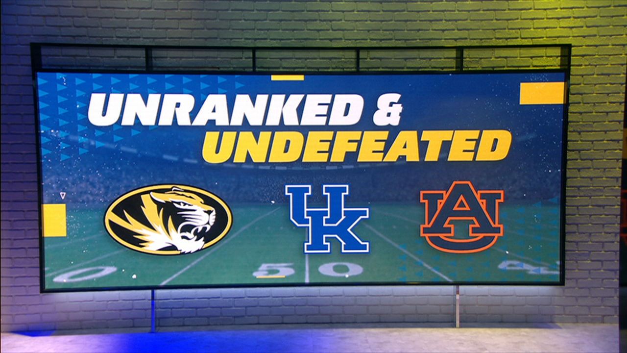 Unranked and Undefeated: Who is the best of SEC trio?